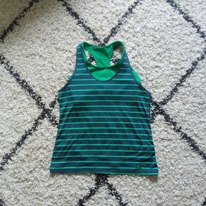 Nike two-piece sports bra racerback top